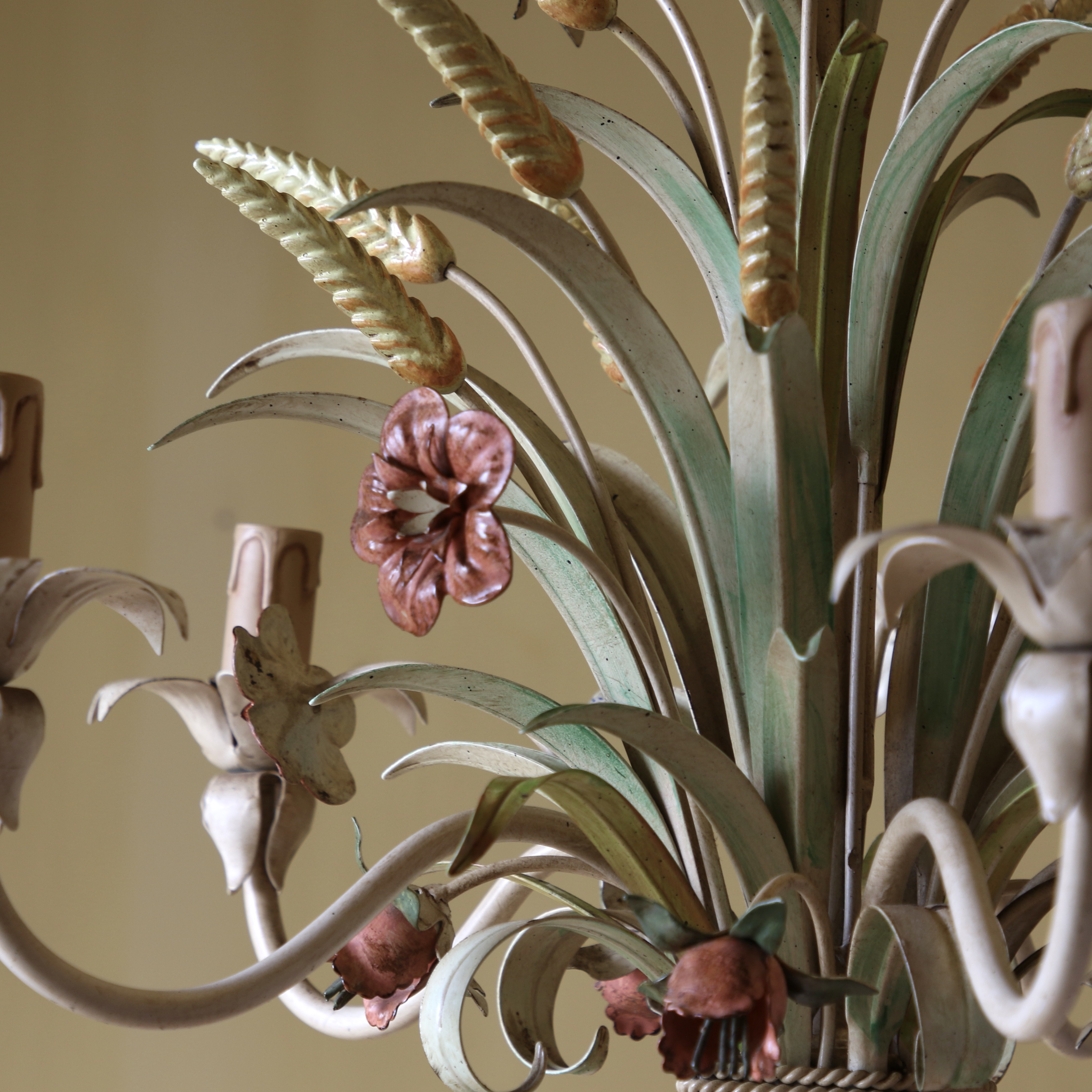 Hand-Painted Chandelier